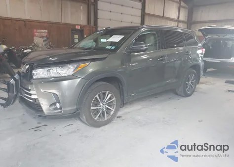2017 Toyota Highlander Hybrid/Xle from USA, damaged, VIN 5TDJGRFH7HS020756